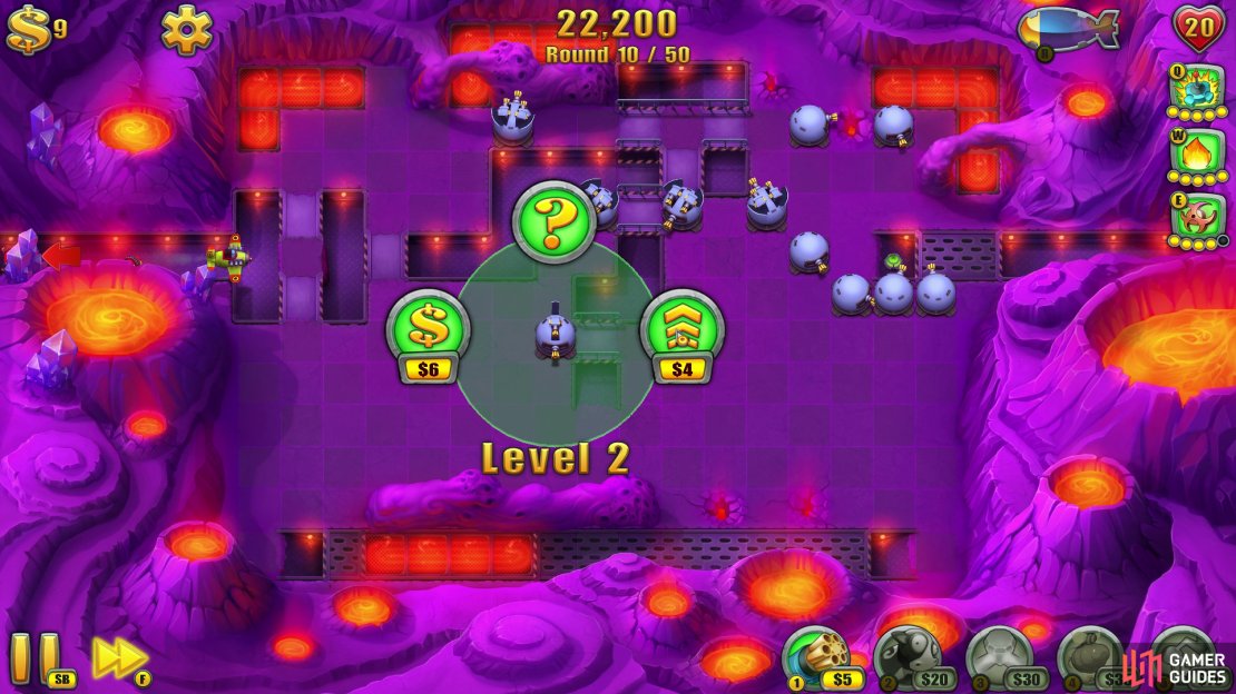 Items can prove extra handy on this level as the Fokker planes can be deceptively fast and zip on past if you don’t have a back-up plan waiting for them at the exit.
