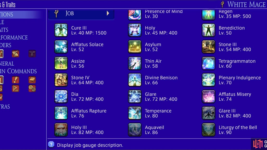 White Mage received 4 new actions in Endwalker.