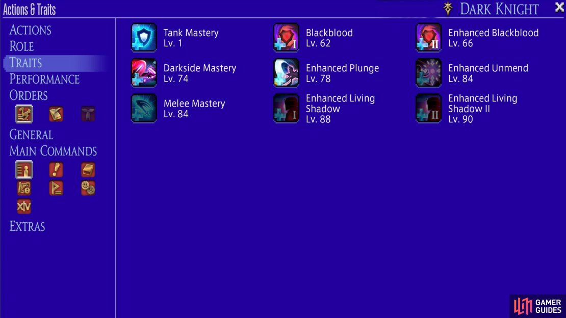 Four new traits were added in the Endwalker expansion.