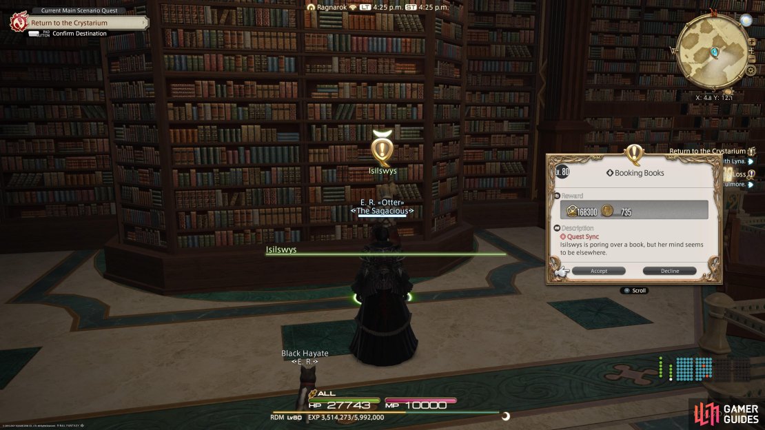 Speak with Isilswys to begin this quest.