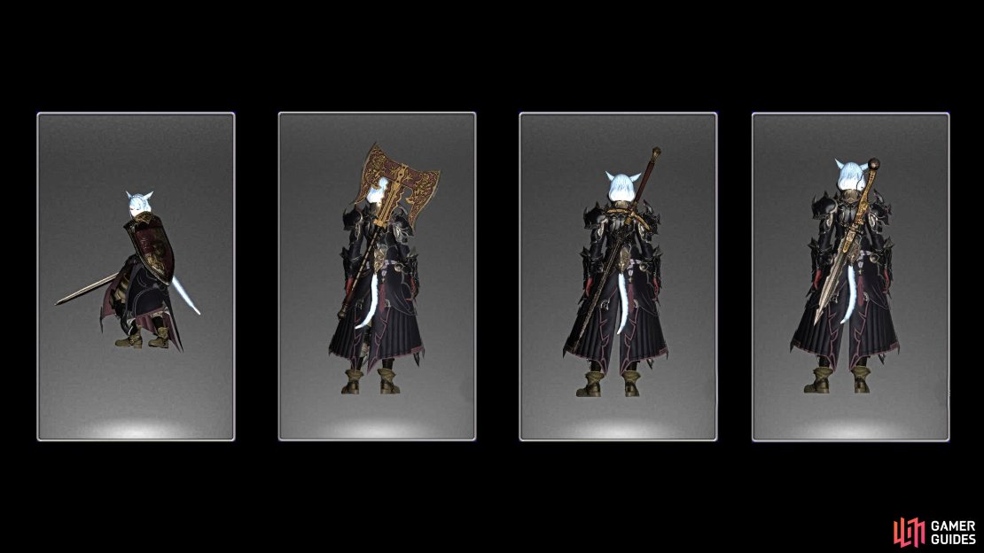 Rinascita Tank Weapons (PLD, WAR, DRK, GNB).