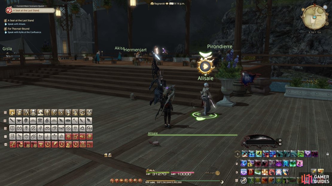 Alisaie location