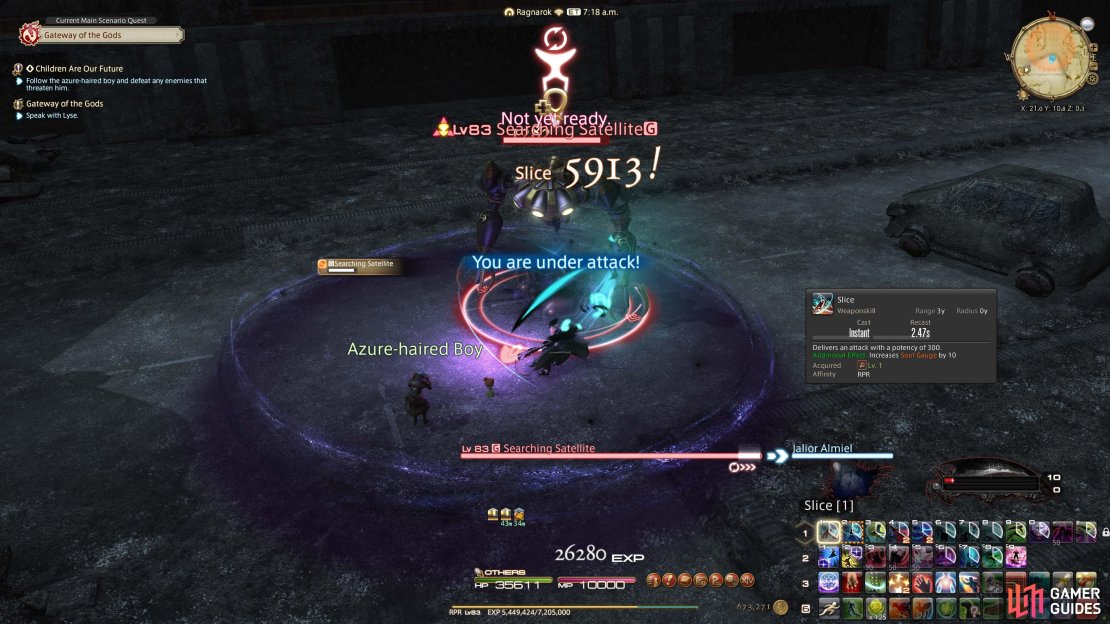 Searching Sattelite Battle