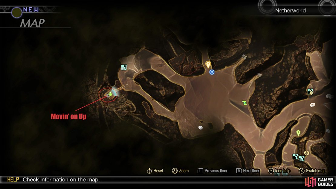 You need to take the lower southwestern path to find the cave where the quest is.