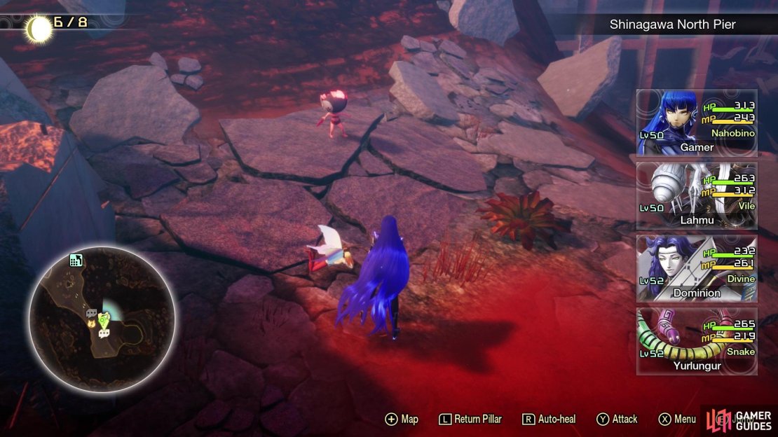 Look behind the rubble next to the Aitvaras NPC in the Shinagawa blocked off section to find Miman #100