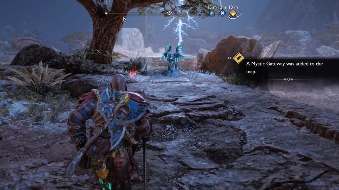 The Stag of Winter will be near the gateway you access during For Vanaheim