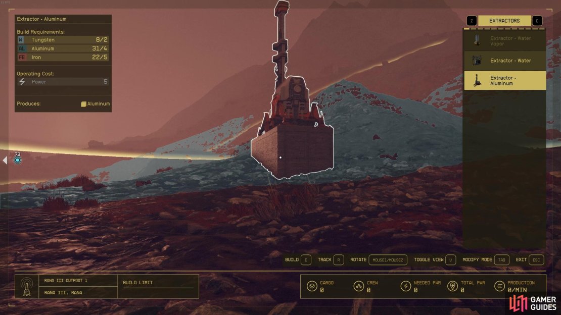 Placing a basic extractor can set you on the path to making extra credits.
