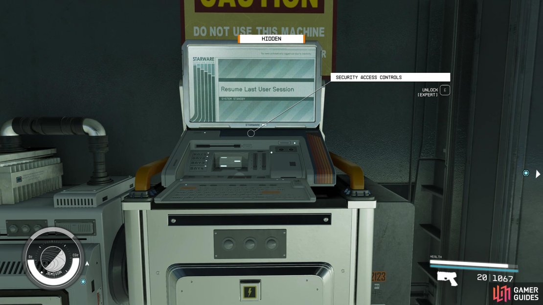 Deactivate the Neuropump alarm with the nearby computer.
