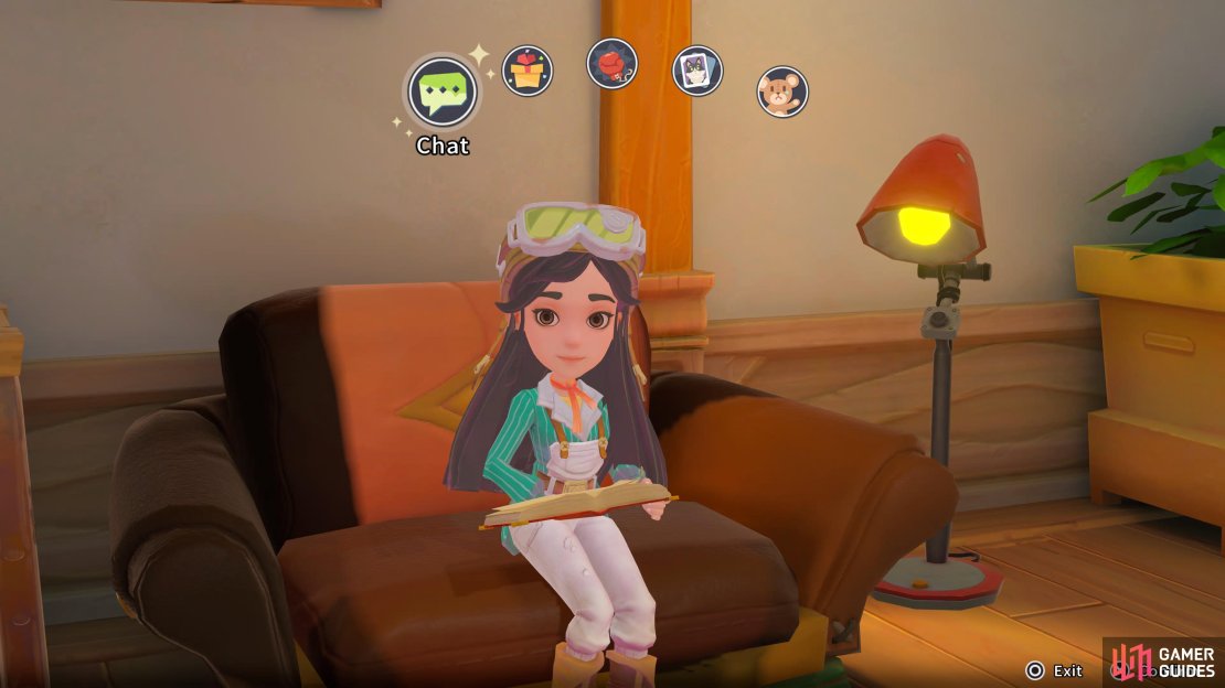 Mi-an can often be found in her home or wandering around Sandrock.