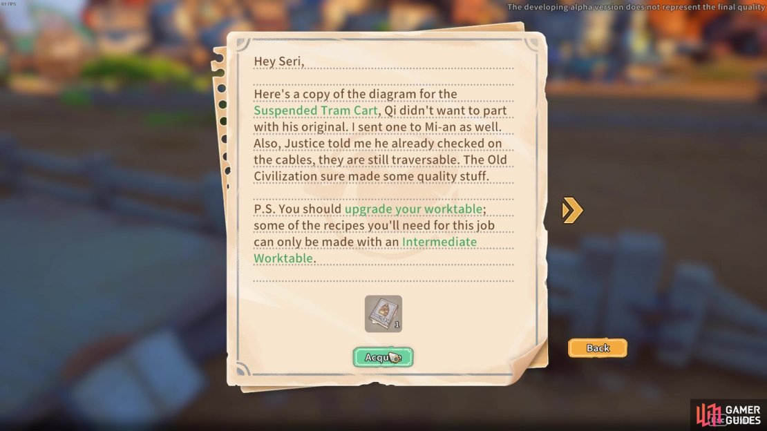 You’ll receive the cart blueprint in the mail!