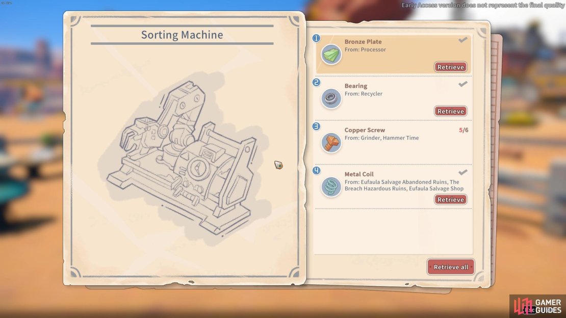 The Sorting Machine.