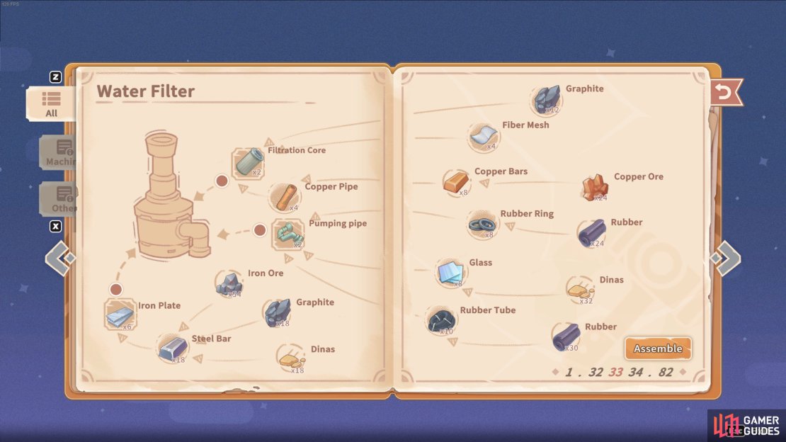 The Water Filter component will make sure the water is safe to drink!