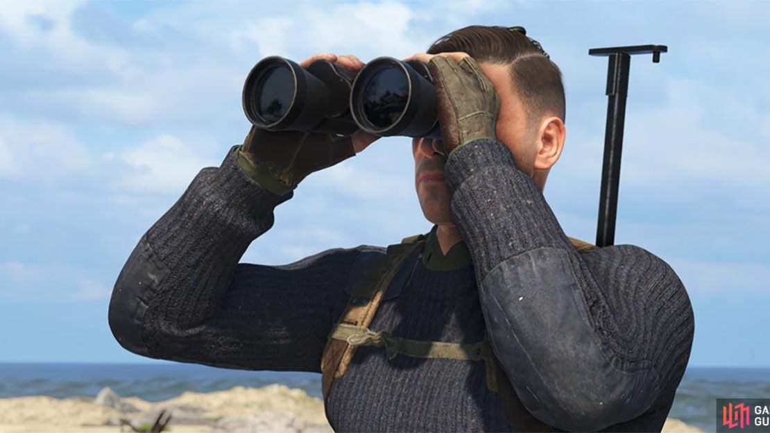 Scan the horizon quickly with your trusty binoculars.