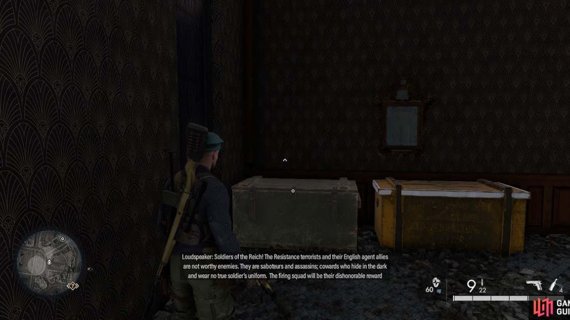 You’ll find the letter in this container.