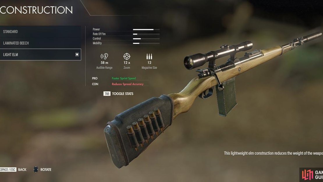 Rifles made of Lightweight Elm are lighter to carry and improve you in unexpected ways.