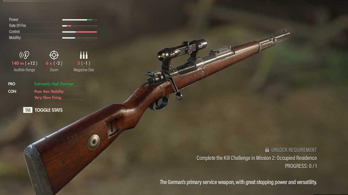 The Karabiner 98 is another Axis weapon that leaves a lot to be desired.
