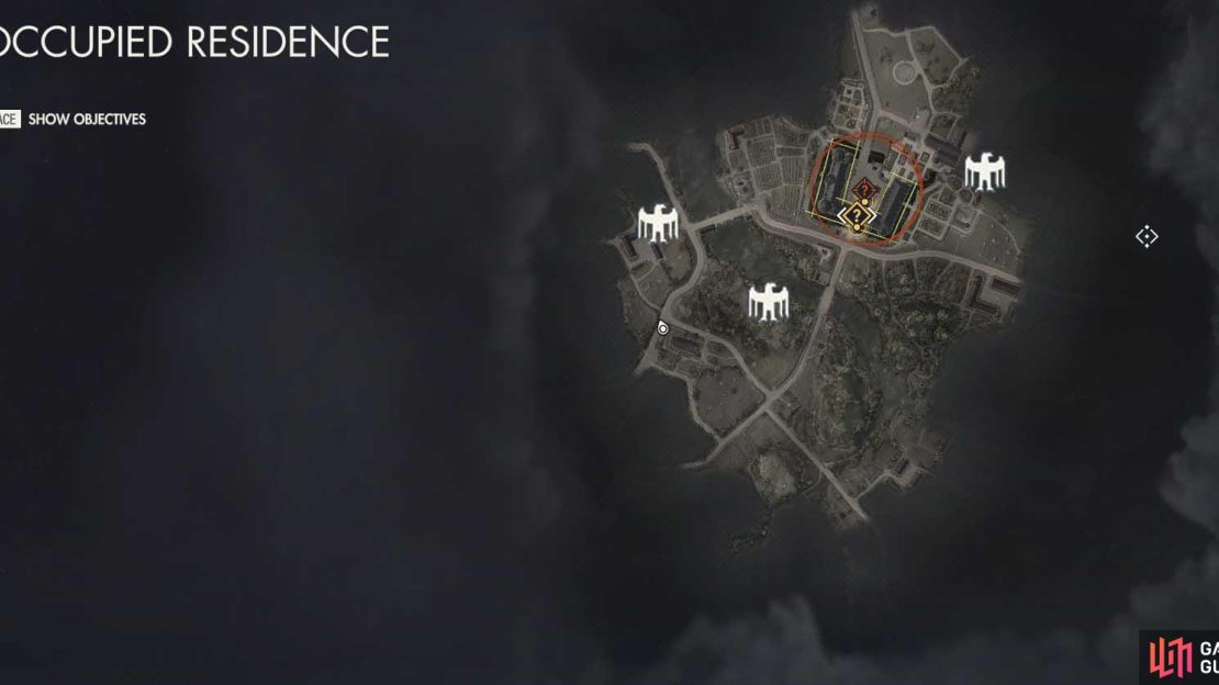 The three Stone Eagles in Mission 2: Occupied Residence.