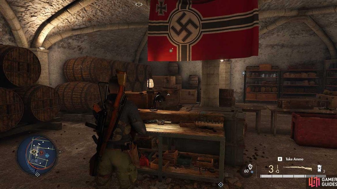 Workbench 3  is in the chateau itself so you may have to fight your way in there.