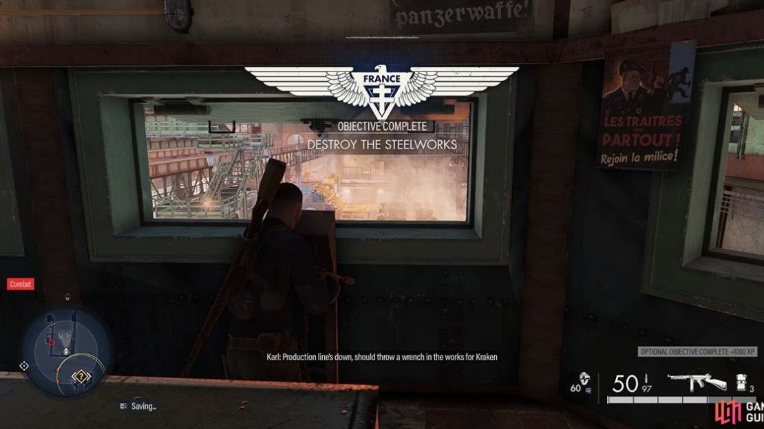 Destroying the Steelworks brings no rewards but sure does feel good.