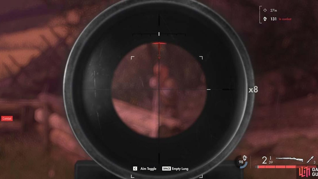 After chasing Lanzo down and getting him our sights, he didn’t have the good grace to die easily.