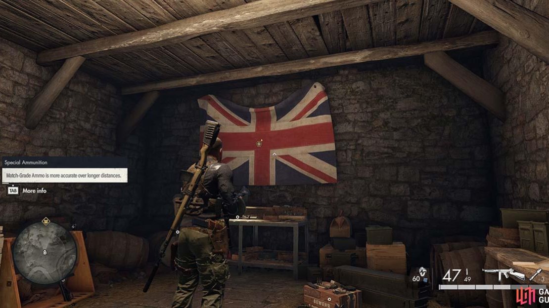 Once down the ladder you will get your weapon unlocks for the SMG.