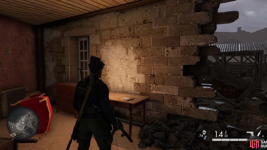 You’ll find the letter on this table. 