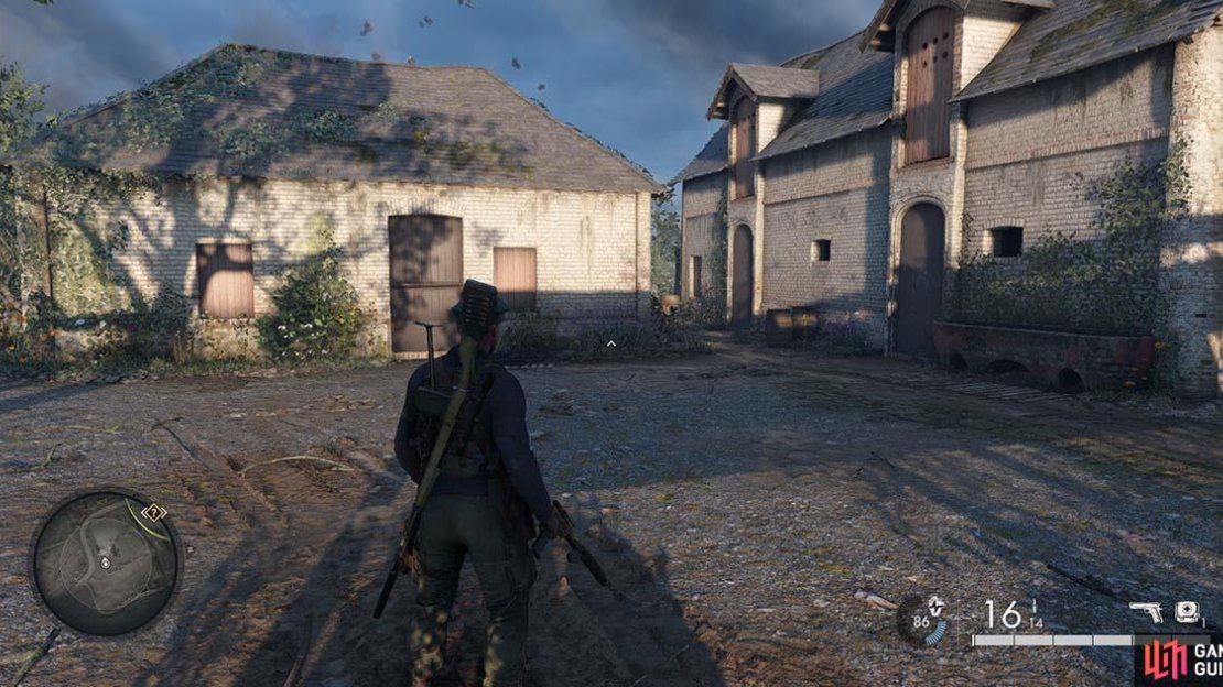 You can find Ralf Bottrich patrolling this area, but you may need to cause a scene to goad him out.