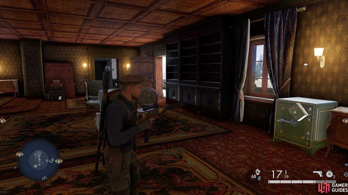 This hidden item is located within the safe in Hitler’s quarters.