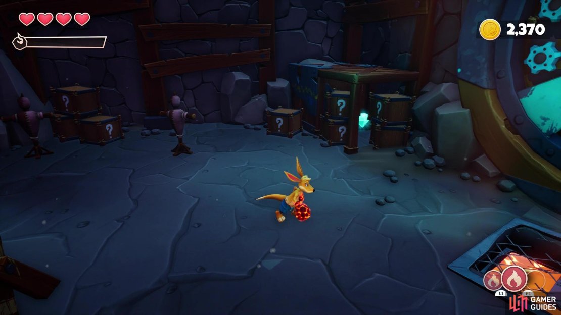The fourth Crystal will be hidden behind some breakables