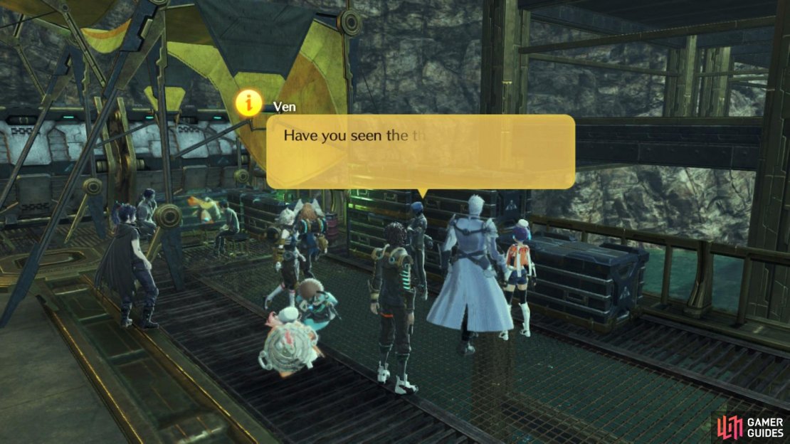 Listen to Ven to acquire the Expeditionary Mission Info Fragment.