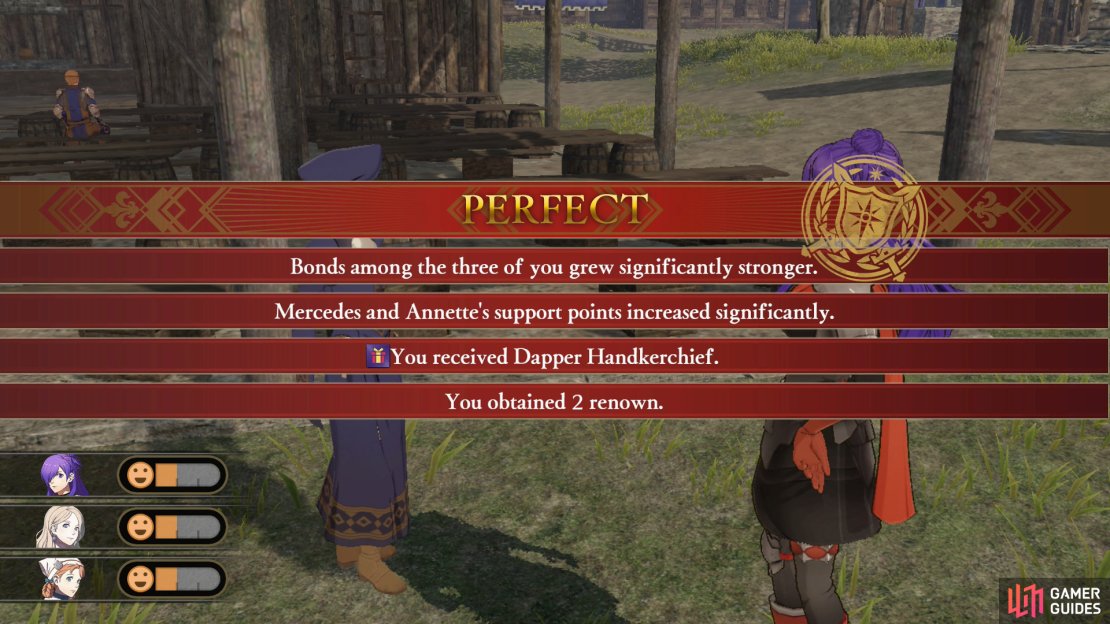 Renown can be earned by Volunteering around the Base Camp - the better your results, the more Renown you may earn.