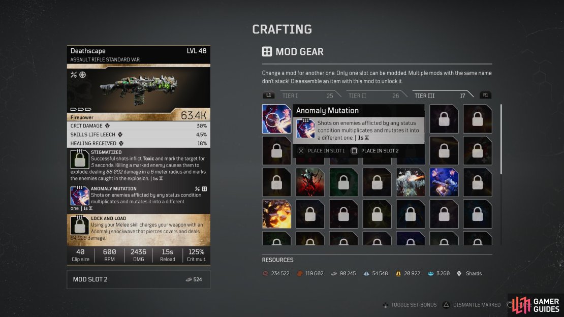 Anomaly Mutation is a Tier 3 Mod.