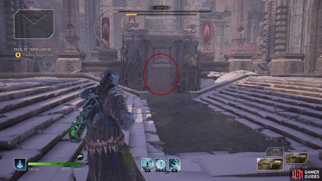The Catacombs will become available here. 