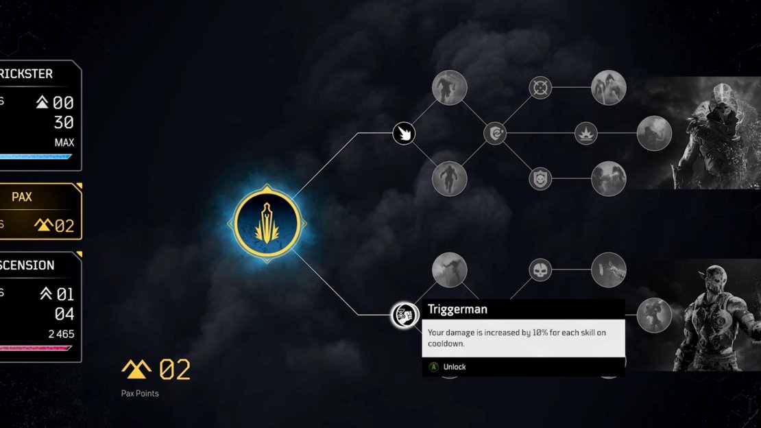 The New PAX Skill Tree.