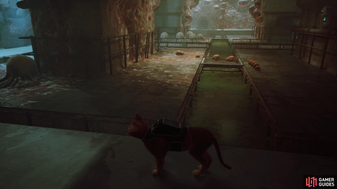 Lure the Zurks around the various platforms to buy yourself a path to escape