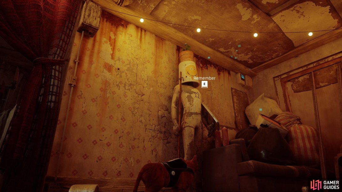 The final memory location on Dead End is this mannequin.
