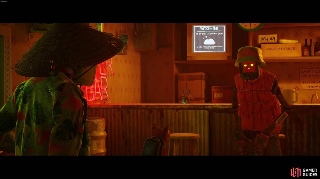 Head to the pub, and you can kick off the main mission in Stray’s Slums Chapter 2 level.
