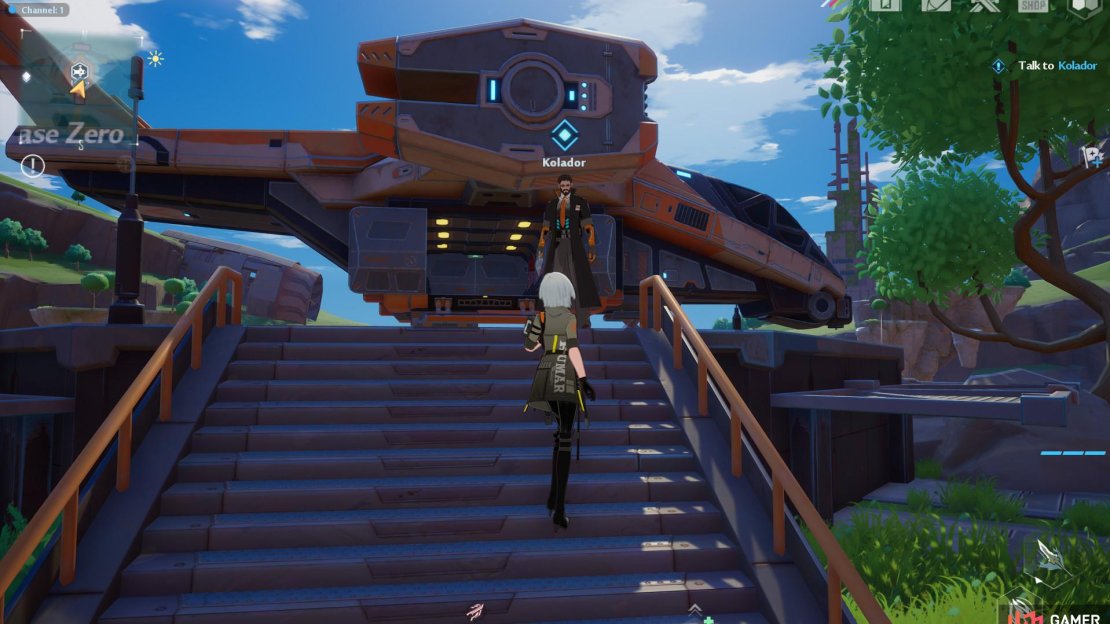 You need to head to this vehicle if you want to get to Artificial Island. Image via Hotta Studios.