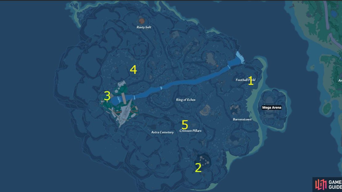 Here are the rough locations of the Tower of Fantasy Astra Scenic Point Locations. More detailed locations can be found via the corresponding image and number below.