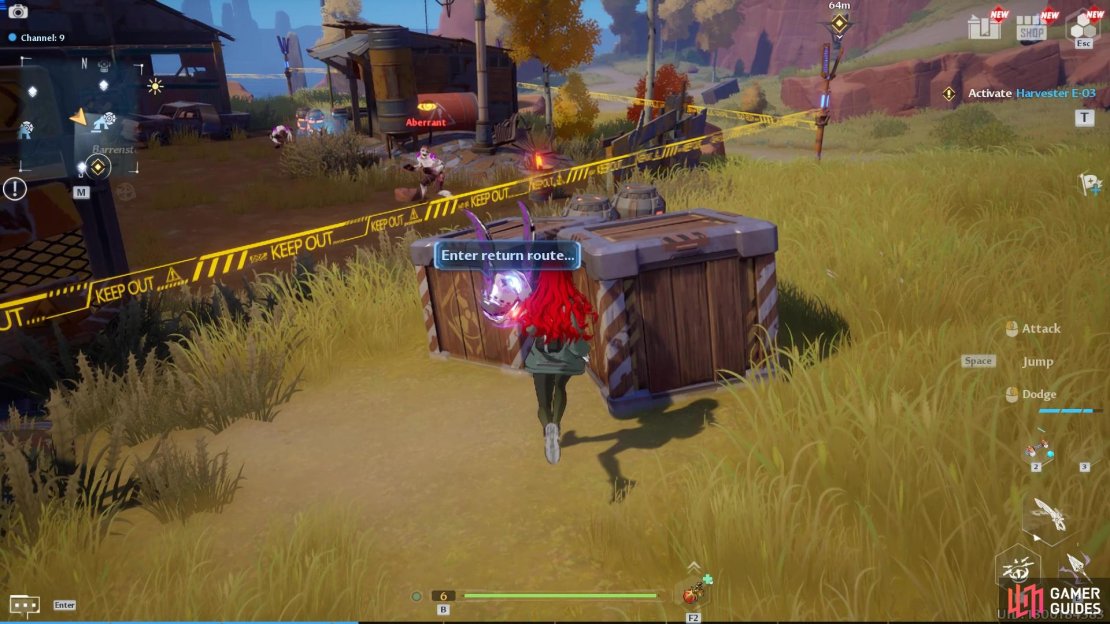 Activate all three harvesters.