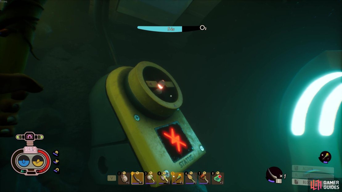 The first breaker is easy to spot as it&rsquo;s just right outside the entrance into Pond Lab.