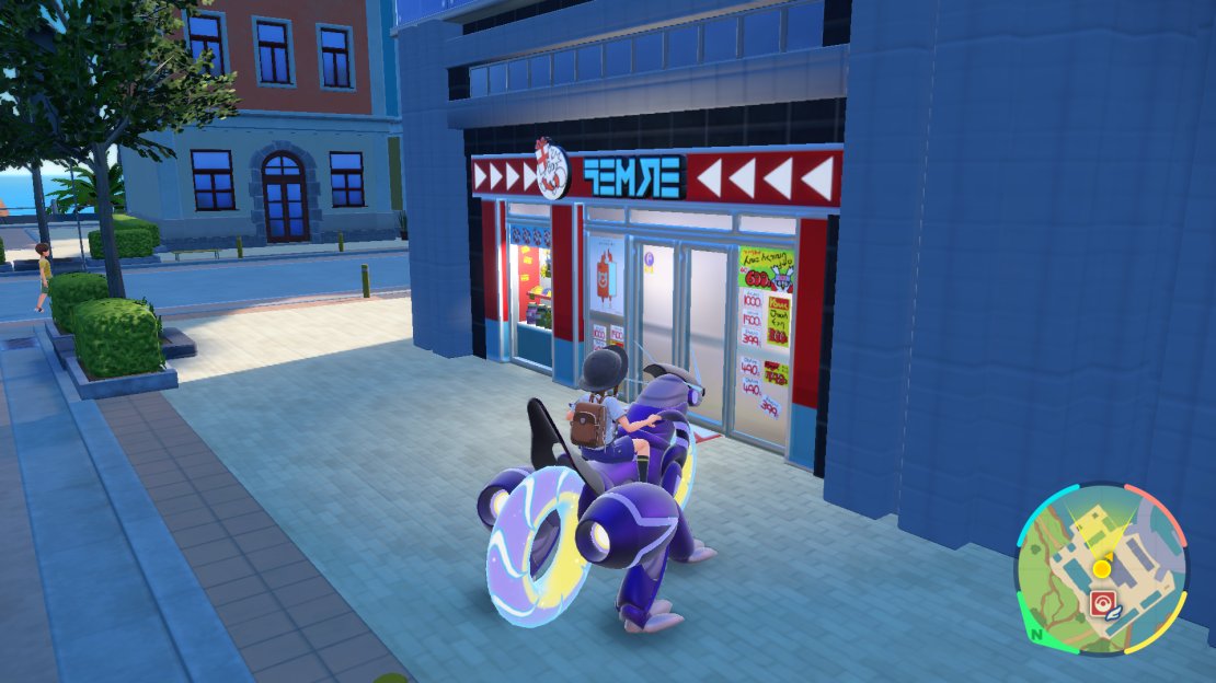 !Delibird Presents storefront in Levincia.