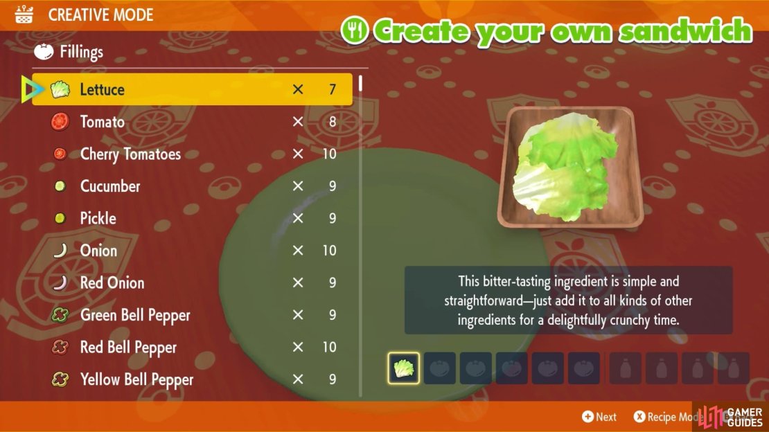 Crafting a killer sandwich. (Credit: The Pokémon Company)