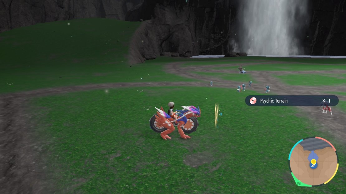Psychic Terrain TM location before Research Station No.4 in Pokémon Scarlet and Violet