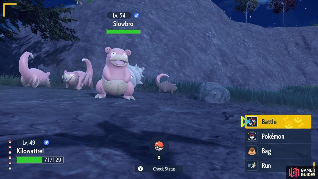 A Slowbro at Casseroya Lake