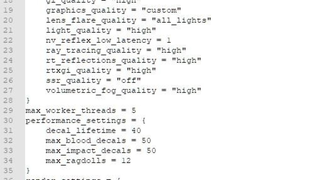 Altering this config file may break your game, but it could also fix a host of problems. Just back up the original first.