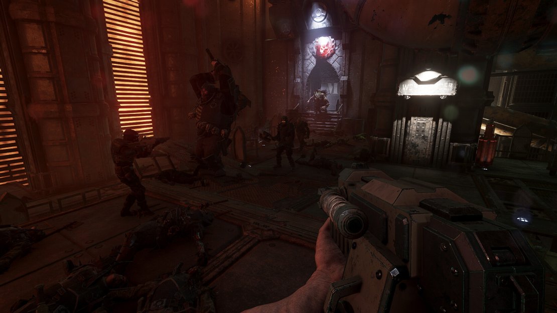 The Darktide beta progression may carry over if the devs feel like it should do. Image via Fatshark.