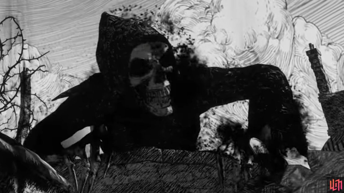 Death looming over the village.