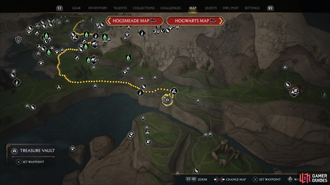 Level III locked treasure vault in Cragcroftshire.