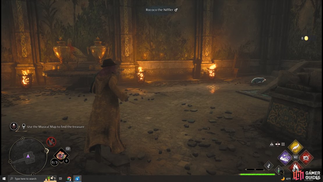 Finding Rococo The Niffler in Hogwarts Legacy.